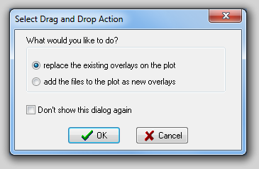 图 7.3  Select Drag and Drop Action Dialog (选择拖放操作对话框)